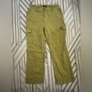 Judy Blue High Rise Matcha Straight Leg Cargo Jeans 18W EUC